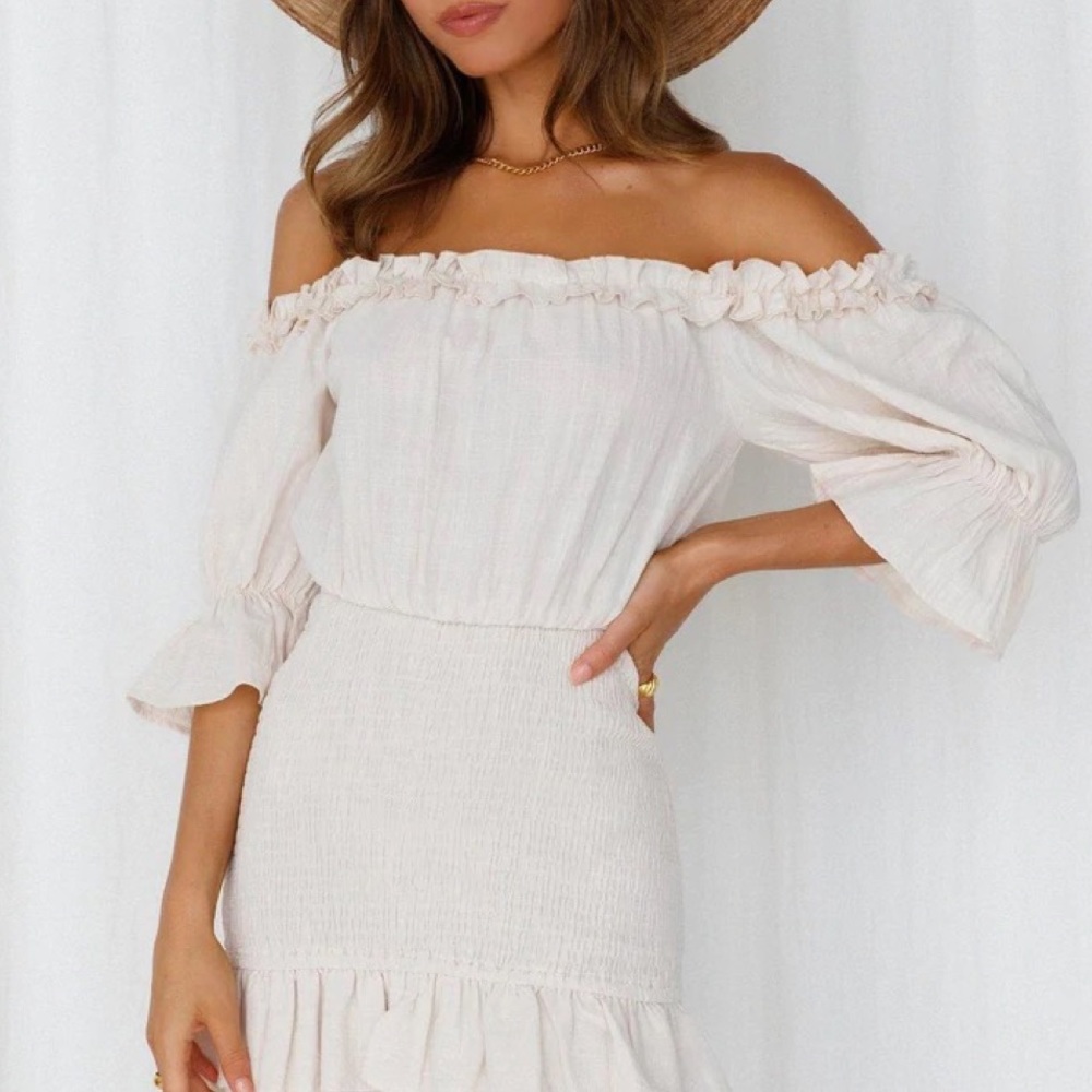 Hello Molly cream dress